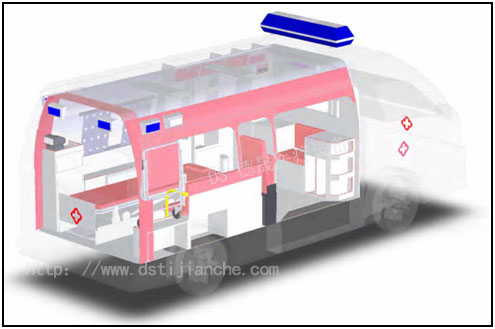 体检车,救护车,医疗设备